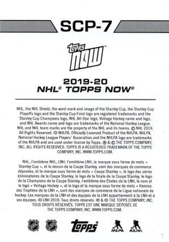 2019-20 Topps Now NHL Stickers - Stanley Cup Playoffs #SCP-7 Sidney Crosby Back