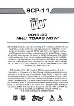 2019-20 Topps Now NHL Stickers - Stanley Cup Playoffs #SCP-11 Sebastian Aho Back