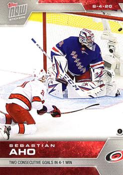 2019-20 Topps Now NHL Stickers - Stanley Cup Playoffs #SCP-11 Sebastian Aho Front
