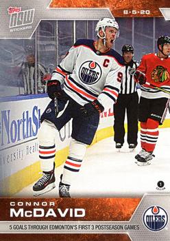 2019-20 Topps Now NHL Stickers - Stanley Cup Playoffs #SCP-16 Connor McDavid Front