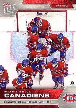 2019-20 Topps Now NHL Stickers - Stanley Cup Playoffs #SCP-17 Montreal Canadiens Front
