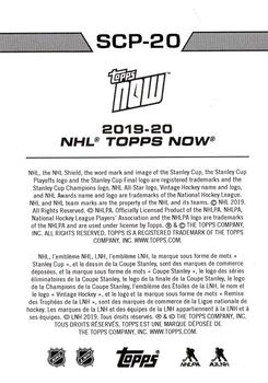 2019-20 Topps Now NHL Stickers - Stanley Cup Playoffs #SCP-20 Calgary Flames Back
