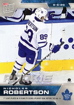 2019-20 Topps Now NHL Stickers - Stanley Cup Playoffs #SCP-23 Nicholas Robertson Front