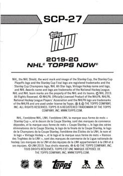 2019-20 Topps Now NHL Stickers - Stanley Cup Playoffs #SCP-27 Mike Hoffman Back