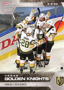 2019-20 Topps Now NHL Stickers - Stanley Cup Playoffs #SCP-30 Vegas Golden Knights Front