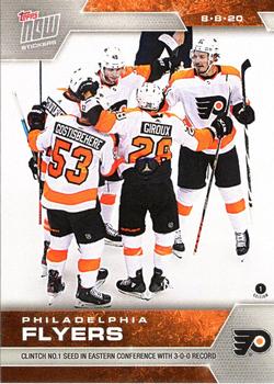 2019-20 Topps Now NHL Stickers - Stanley Cup Playoffs #SCP-33 Philadelphia Flyers Front