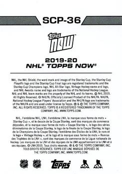 2019-20 Topps Now NHL Stickers - Stanley Cup Playoffs #SCP-36 Seth Jones Back