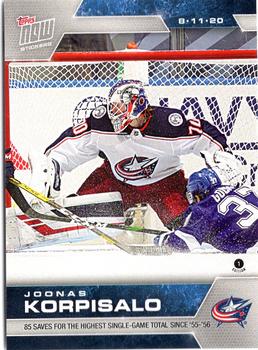 2019-20 Topps Now NHL Stickers - Stanley Cup Playoffs #SCP-37 Joonas Korpisalo Front