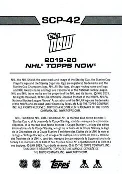 2019-20 Topps Now NHL Stickers - Stanley Cup Playoffs #SCP-42 Reilly Smith Back