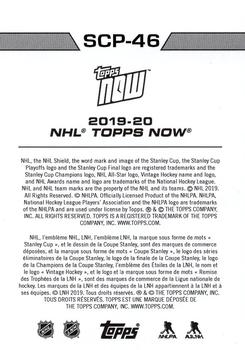 2019-20 Topps Now NHL Stickers - Stanley Cup Playoffs #SCP-46 Patrice Bergeron Back