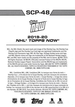 2019-20 Topps Now NHL Stickers - Stanley Cup Playoffs #SCP-48 Shea Weber Back