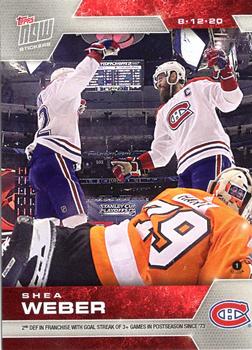 2019-20 Topps Now NHL Stickers - Stanley Cup Playoffs #SCP-48 Shea Weber Front