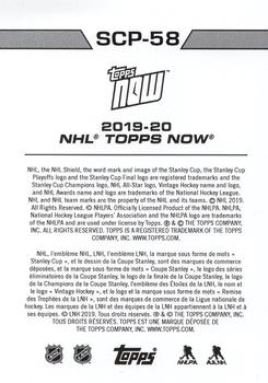 2019-20 Topps Now NHL Stickers - Stanley Cup Playoffs #SCP-58 Carey Price Back