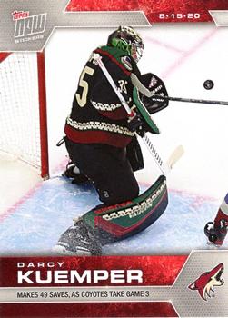 2019-20 Topps Now NHL Stickers - Stanley Cup Playoffs #SCP-67 Darcy Kuemper Front