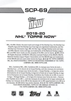 2019-20 Topps Now NHL Stickers - Stanley Cup Playoffs #SCP-69 Corey Crawford Back