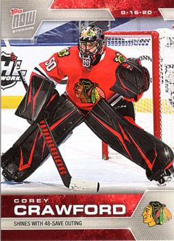 2019-20 Topps Now NHL Stickers - Stanley Cup Playoffs #SCP-69 Corey Crawford Front