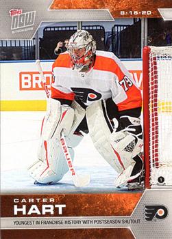2019-20 Topps Now NHL Stickers - Stanley Cup Playoffs #SCP-71 Carter Hart Front