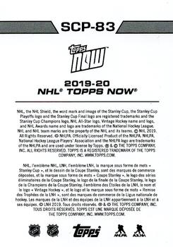 2019-20 Topps Now NHL Stickers - Stanley Cup Playoffs #SCP-83 Colorado Avalance Back