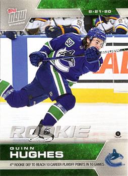 2019-20 Topps Now NHL Stickers - Stanley Cup Playoffs #SCP-90 Quinn Hughes Front