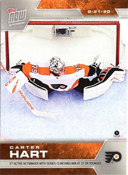 2019-20 Topps Now NHL Stickers - Stanley Cup Playoffs #SCP-92 Carter Hart Front