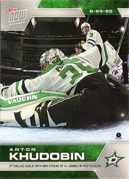 2019-20 Topps Now NHL Stickers - Stanley Cup Playoffs #SCP-99 Anton Khudobin Front