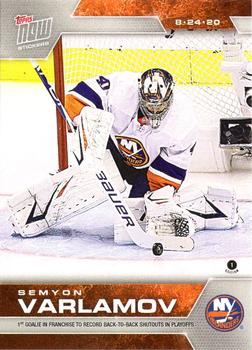 2019-20 Topps Now NHL Stickers - Stanley Cup Playoffs #SCP-103 Semyon Varlamov Front