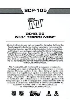 2019-20 Topps Now NHL Stickers - Stanley Cup Playoffs #SCP-105 Andrei Vasilevskiy Back