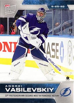 2019-20 Topps Now NHL Stickers - Stanley Cup Playoffs #SCP-105 Andrei Vasilevskiy Front