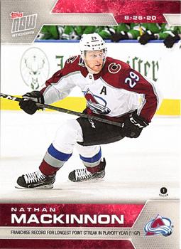 2019-20 Topps Now NHL Stickers - Stanley Cup Playoffs #SCP-109 Nathan MacKinnon Front