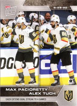 2019-20 Topps Now NHL Stickers - Stanley Cup Playoffs #SCP-115 Max Pacioretty / Alex Tuch Front