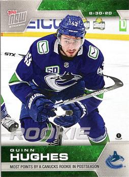 2019-20 Topps Now NHL Stickers - Stanley Cup Playoffs #SCP-125 Quinn Hughes Front