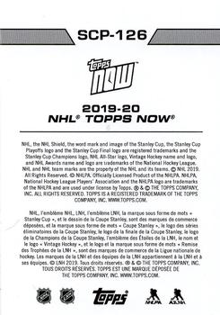 2019-20 Topps Now NHL Stickers - Stanley Cup Playoffs #SCP-126 Victor Hedman Back