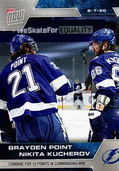 2019-20 Topps Now NHL Stickers - Stanley Cup Playoffs #SCP-153 Brayden Point / Nikita Kucherov Front