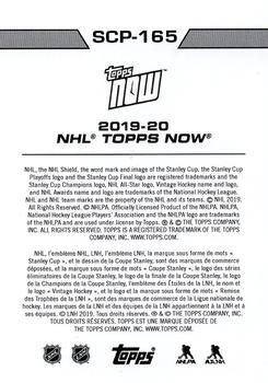 2019-20 Topps Now NHL Stickers - Stanley Cup Playoffs #SCP-165 Brock Nelson Back