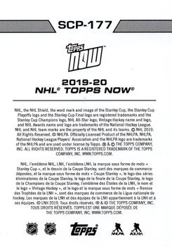 2019-20 Topps Now NHL Stickers - Stanley Cup Playoffs #SCP-177 Jordan Eberle Back