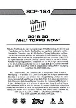 2019-20 Topps Now NHL Stickers - Stanley Cup Playoffs #SCP-184 Anton Khudobin Back