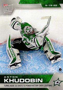 2019-20 Topps Now NHL Stickers - Stanley Cup Playoffs #SCP-184 Anton Khudobin Front