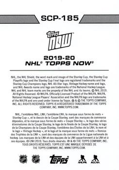 2019-20 Topps Now NHL Stickers - Stanley Cup Playoffs #SCP-185 Joel Kiviranta Back