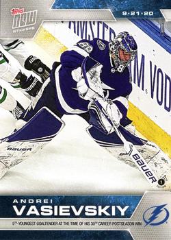 2019-20 Topps Now NHL Stickers - Stanley Cup Playoffs #SCP-188 Andrei Vasilevskiy Front