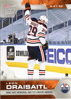 2019-20 Topps Now NHL Stickers - Stanley Cup Playoffs #SCP-191 Leon Draisaitl Front