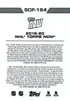 2019-20 Topps Now NHL Stickers - Stanley Cup Playoffs #SCP-194 Victor Hedman Back