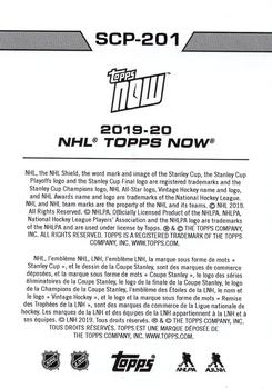 2019-20 Topps Now NHL Stickers - Stanley Cup Playoffs #SCP-201 Joe Pavelski / Tyler Seguin Back