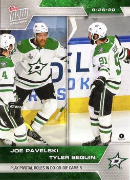 2019-20 Topps Now NHL Stickers - Stanley Cup Playoffs #SCP-201 Joe Pavelski / Tyler Seguin Front