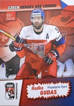2018 BY Cards IIHF World Championship Team Czech ##CZE/2018-04 Radko Gudas Front