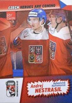 2018 BY Cards IIHF World Championship Team Czech ##CZE/2018-13 Andrej Nestrasil Front