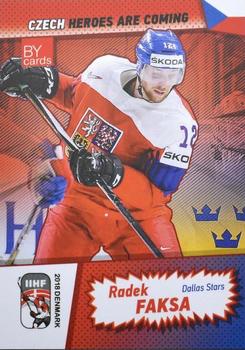 2018 BY Cards IIHF World Championship Team Czech ##CZE/2018-14 Radek Faksa Front