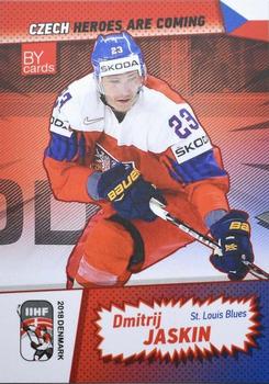 2018 BY Cards IIHF World Championship Team Czech ##CZE/2018-17 Dmitrij Jaskin Front