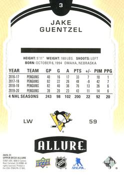 2020-21 Upper Deck Allure #3 Jake Guentzel Back