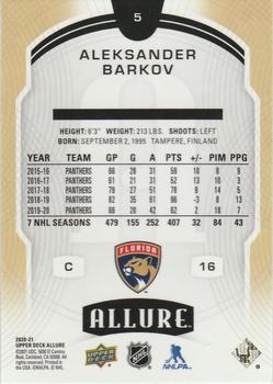2020-21 Upper Deck Allure #5 Aleksander Barkov Back