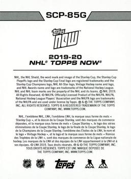 2019-20 Topps Now NHL Stickers - Stanley Cup Playoffs Gold #SCP-85G Tyler Motte Back